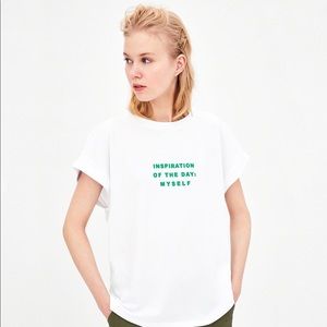 NWT Zara women short sleeve t-shirt